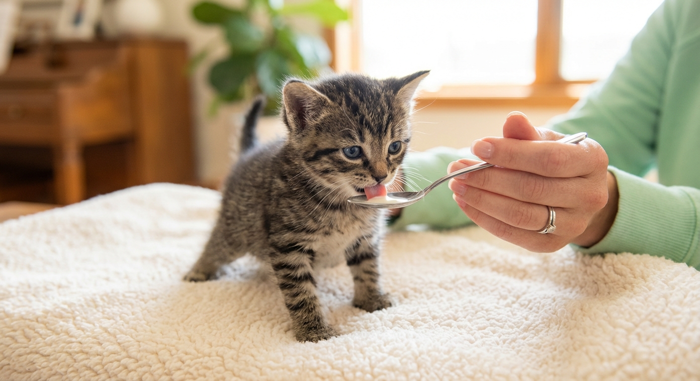 Veterinarian-Approved Care for 4-Week-Old Kitten Behavior