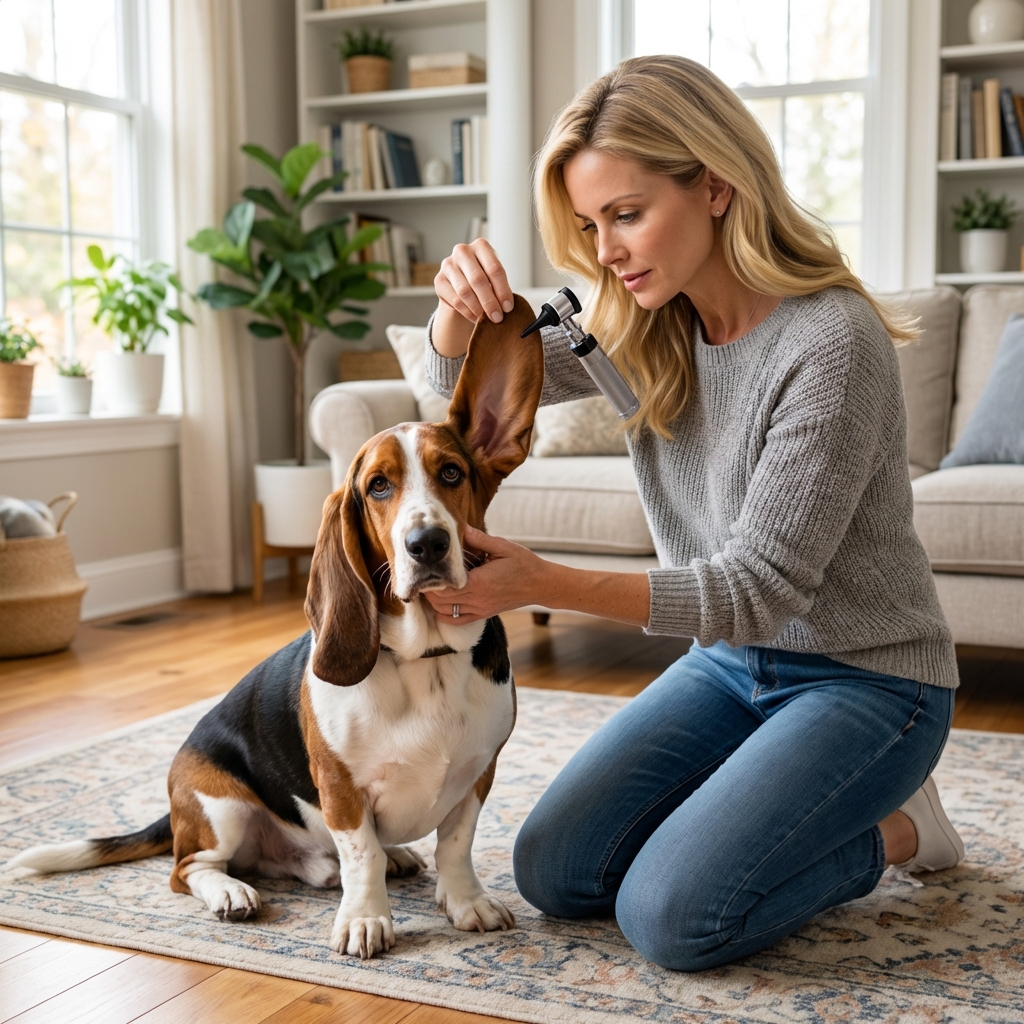 Basset Hound Ear Care and Stubbornness