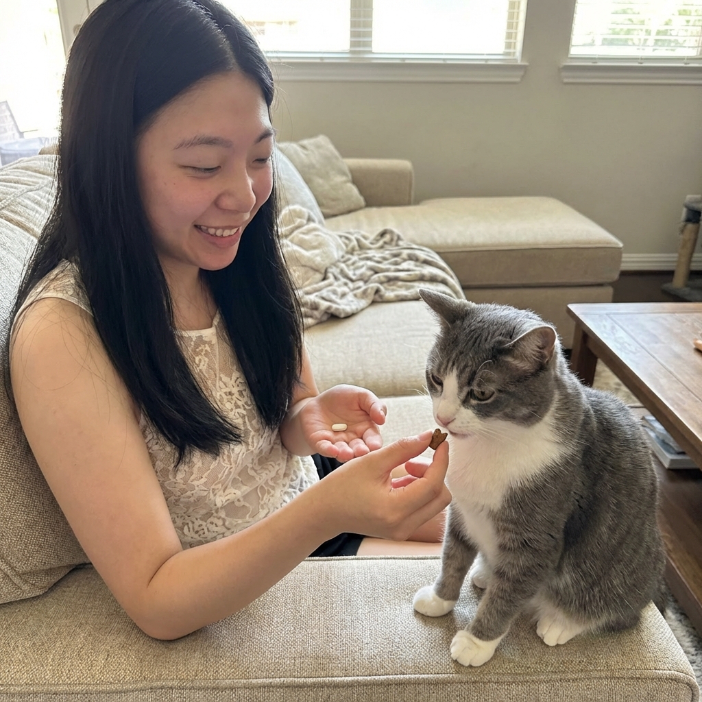 How to Get a Cat to Take a Pill