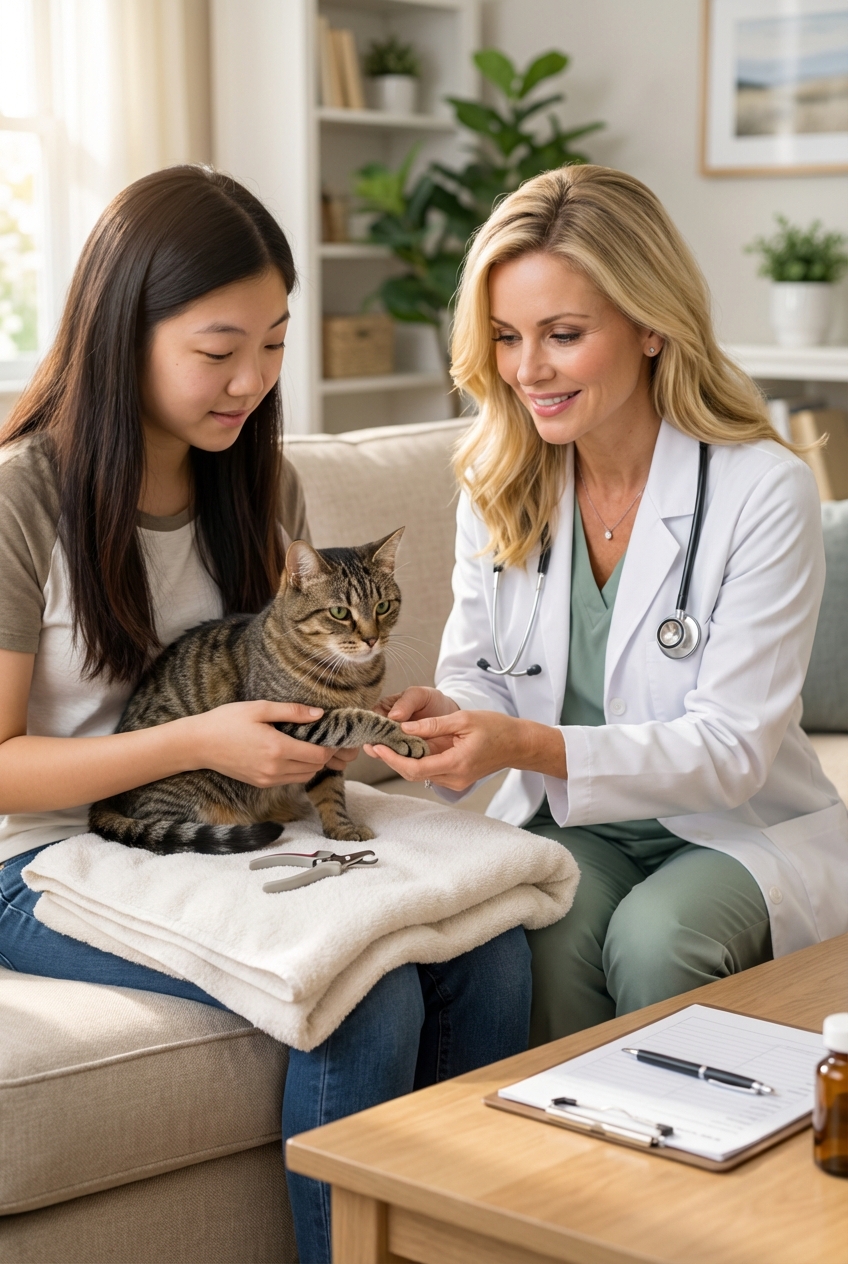 How to Clip a Cat’s Claws