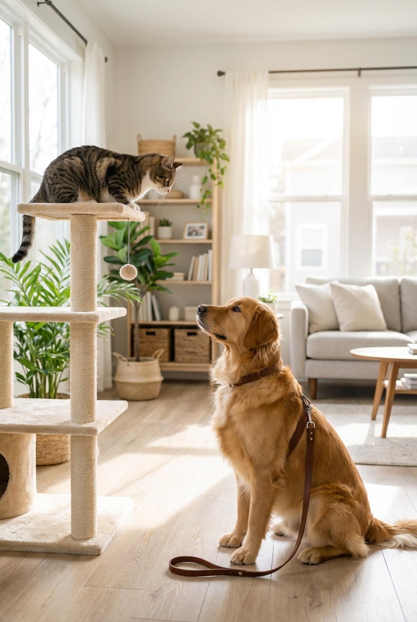 Introducing Cats to a New Dog