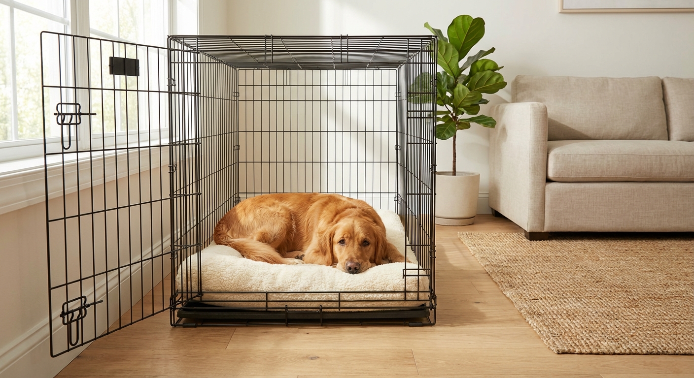 Crate Training an Older Dog With Separation Anxiety