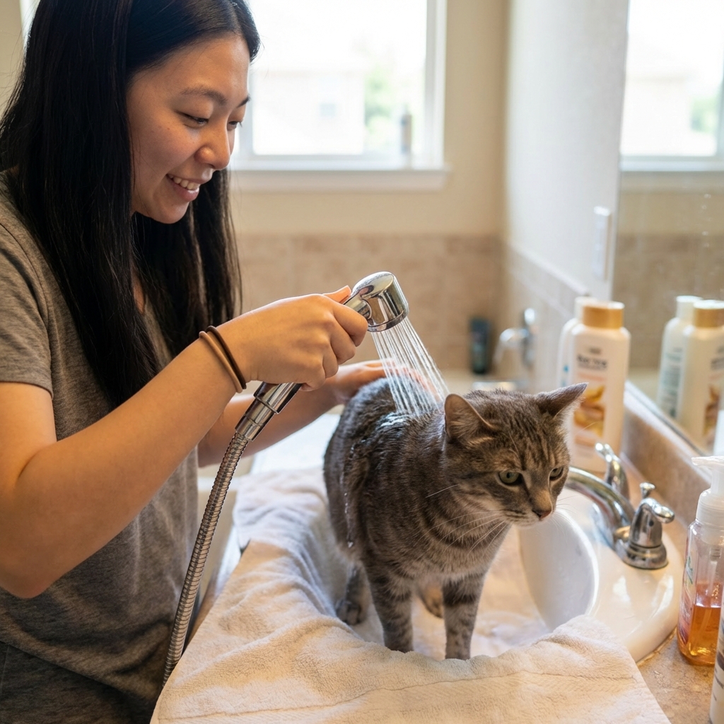 How to Give a Cat a Bath