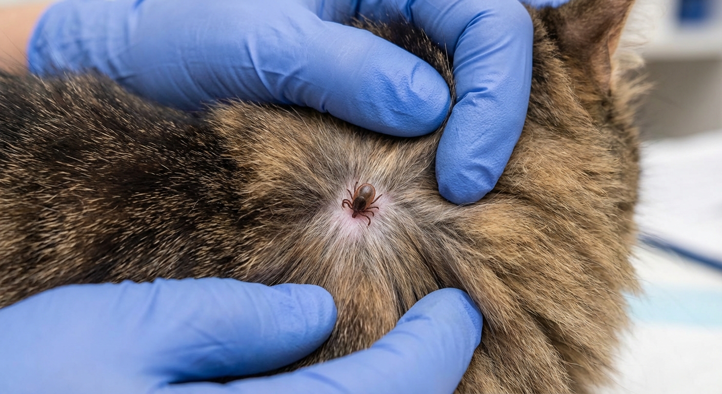 How to Remove a Tick From a Cat