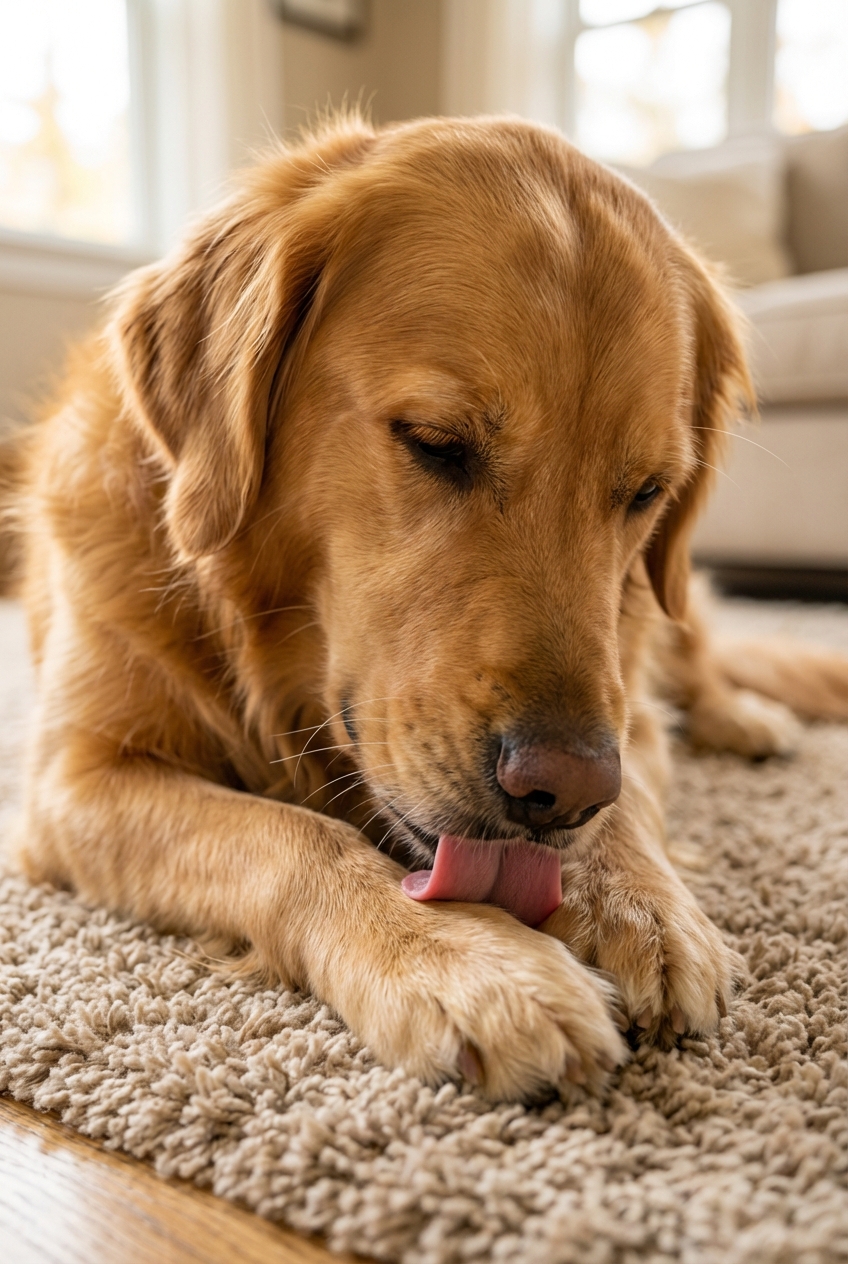 Why Is My Dog Licking His Paws So Much?
