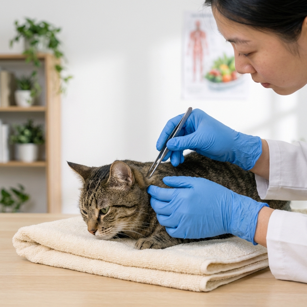 How to Remove Ticks From a Cat