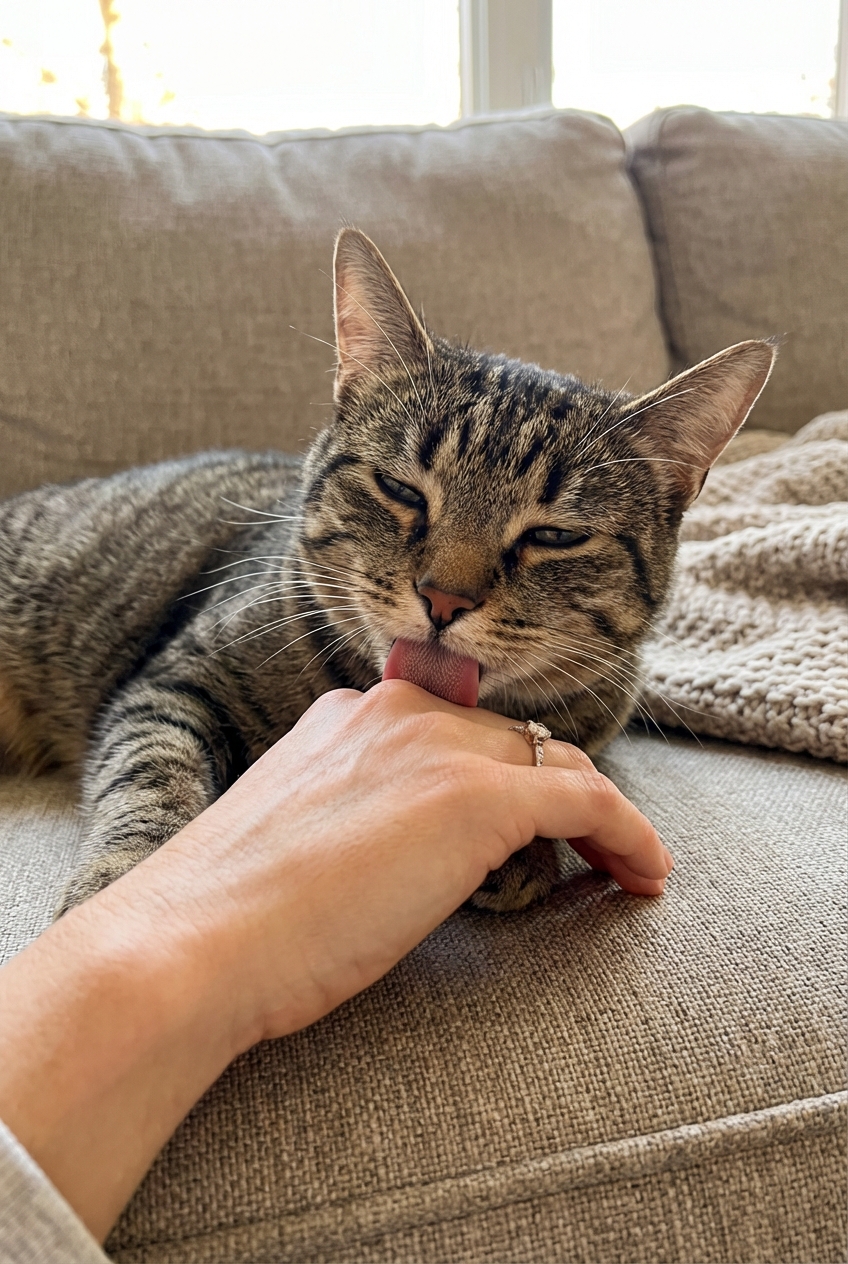 Why Do Cats Lick You?