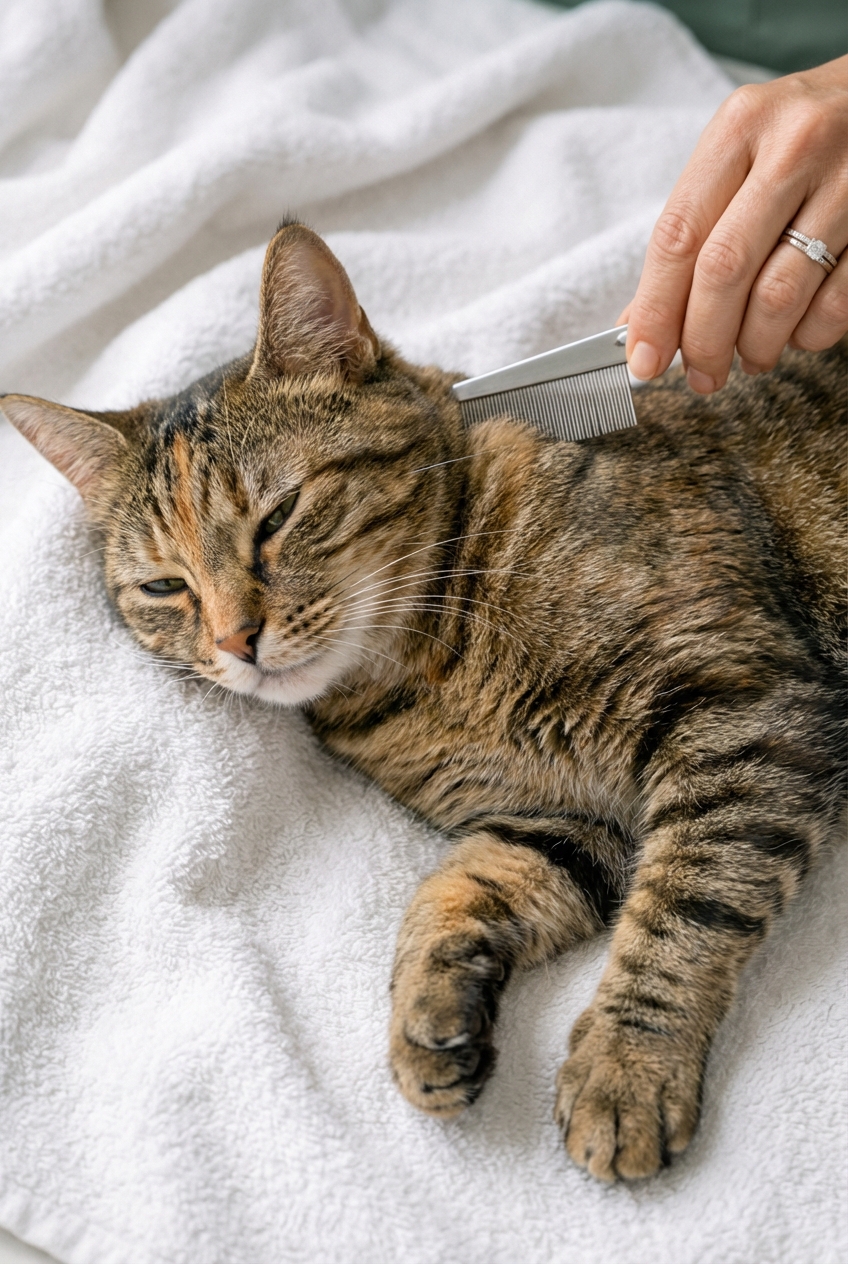 Cat Has Fleas: What to Do