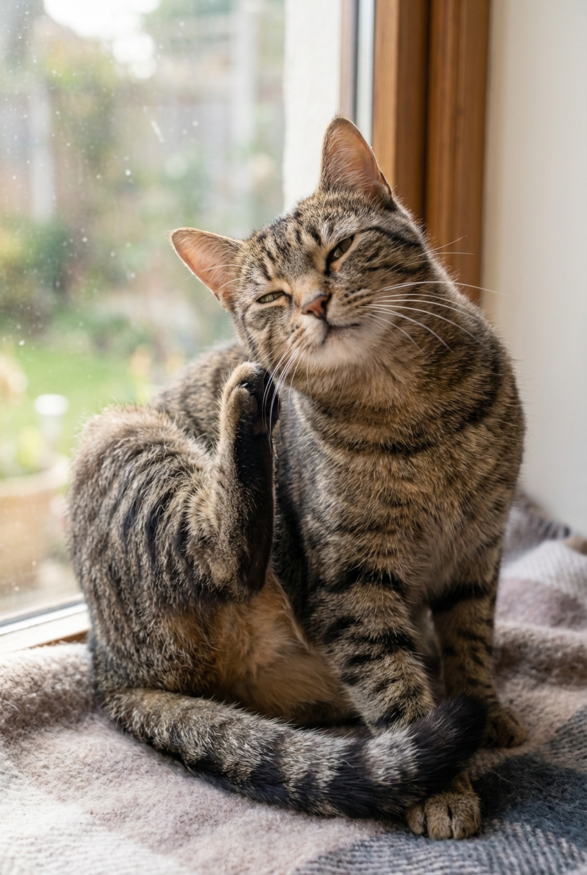 Cat Itching With No Fleas