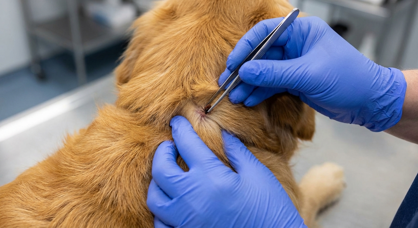 How to Remove a Tick From a Dog