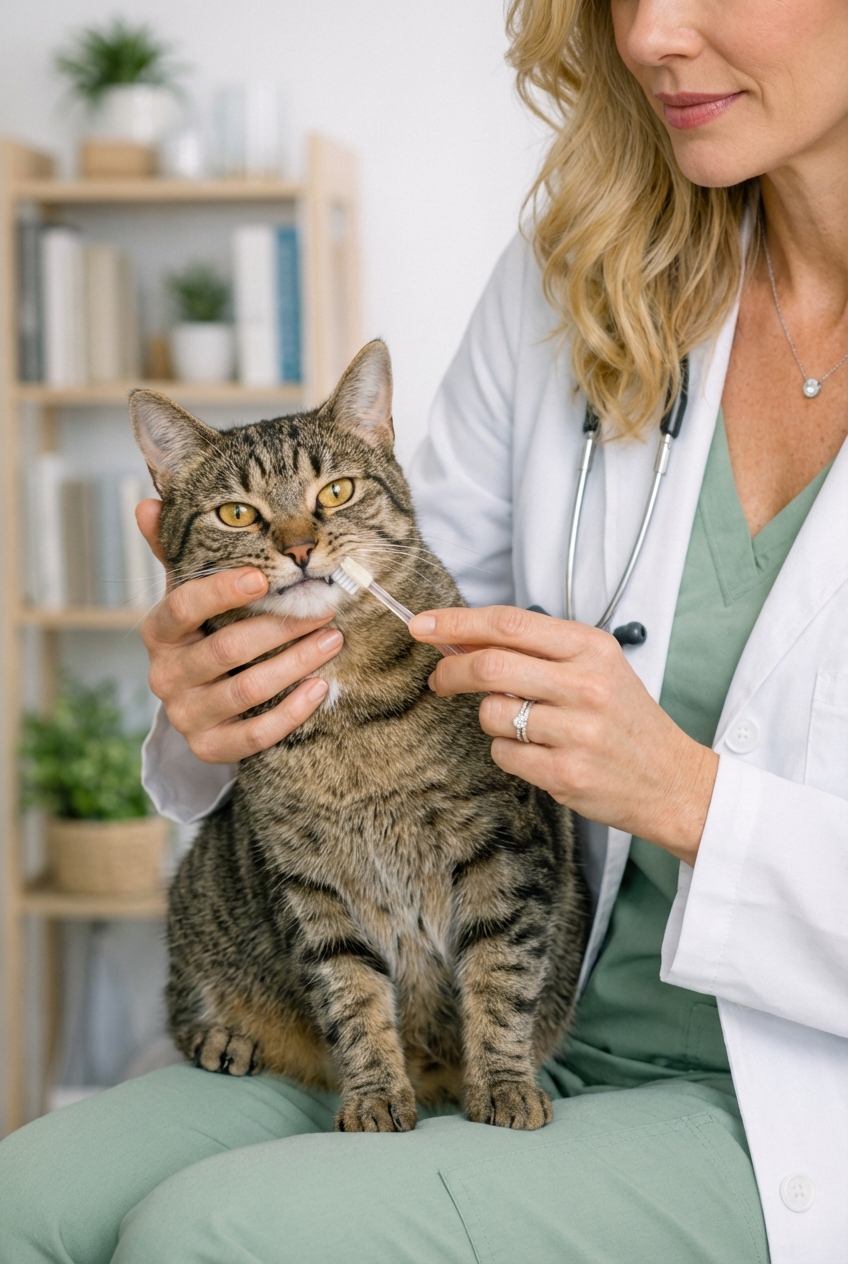 How to Brush a Cat’s Teeth