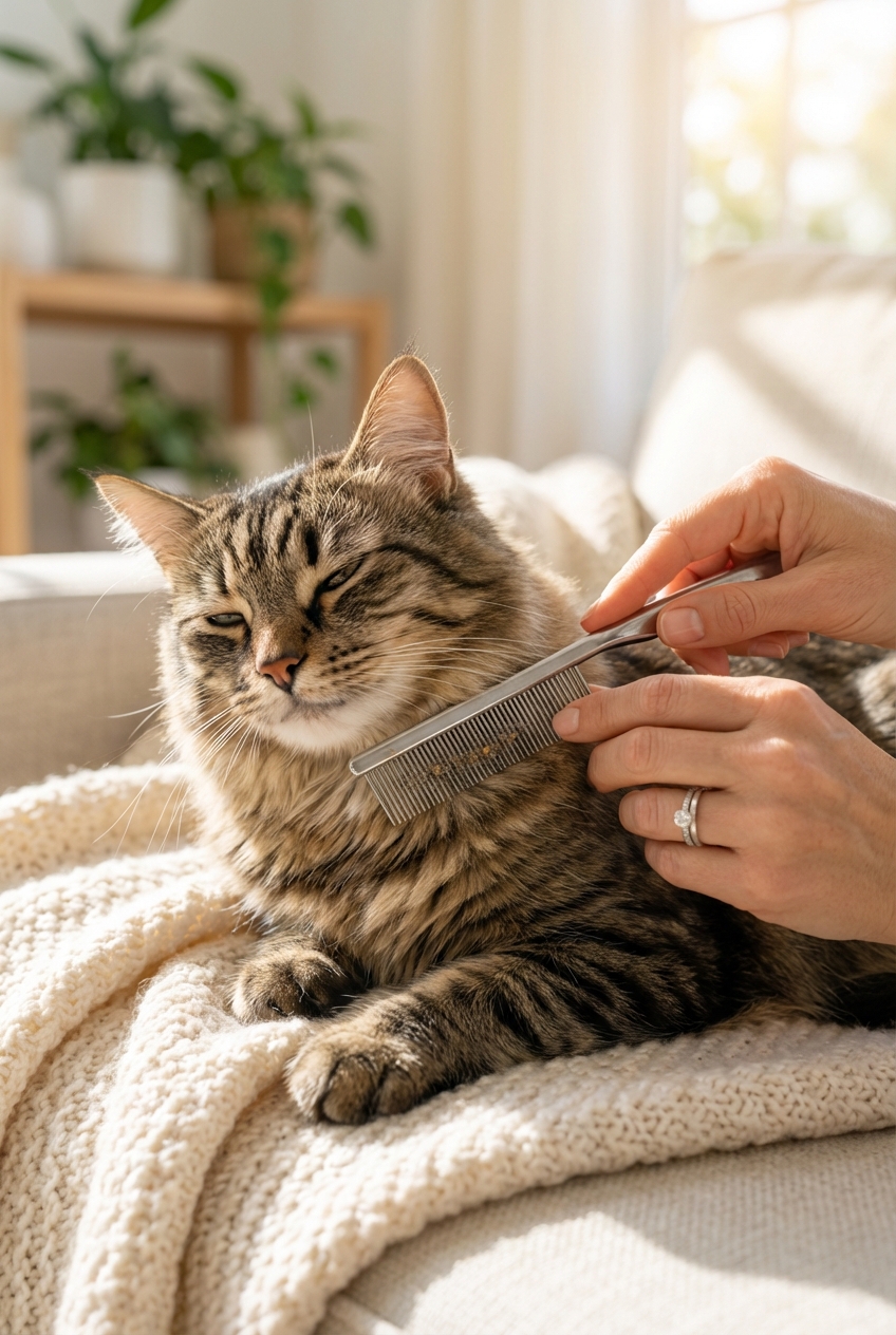 Cats and Fleas: Symptoms, Tips, and Advice