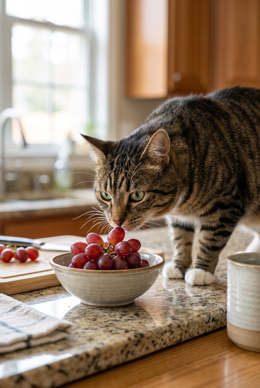 Are Grapes and Raisins Dangerous for Cats?