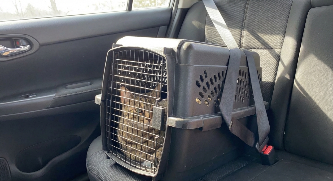 Traveling With a Cat in the Car