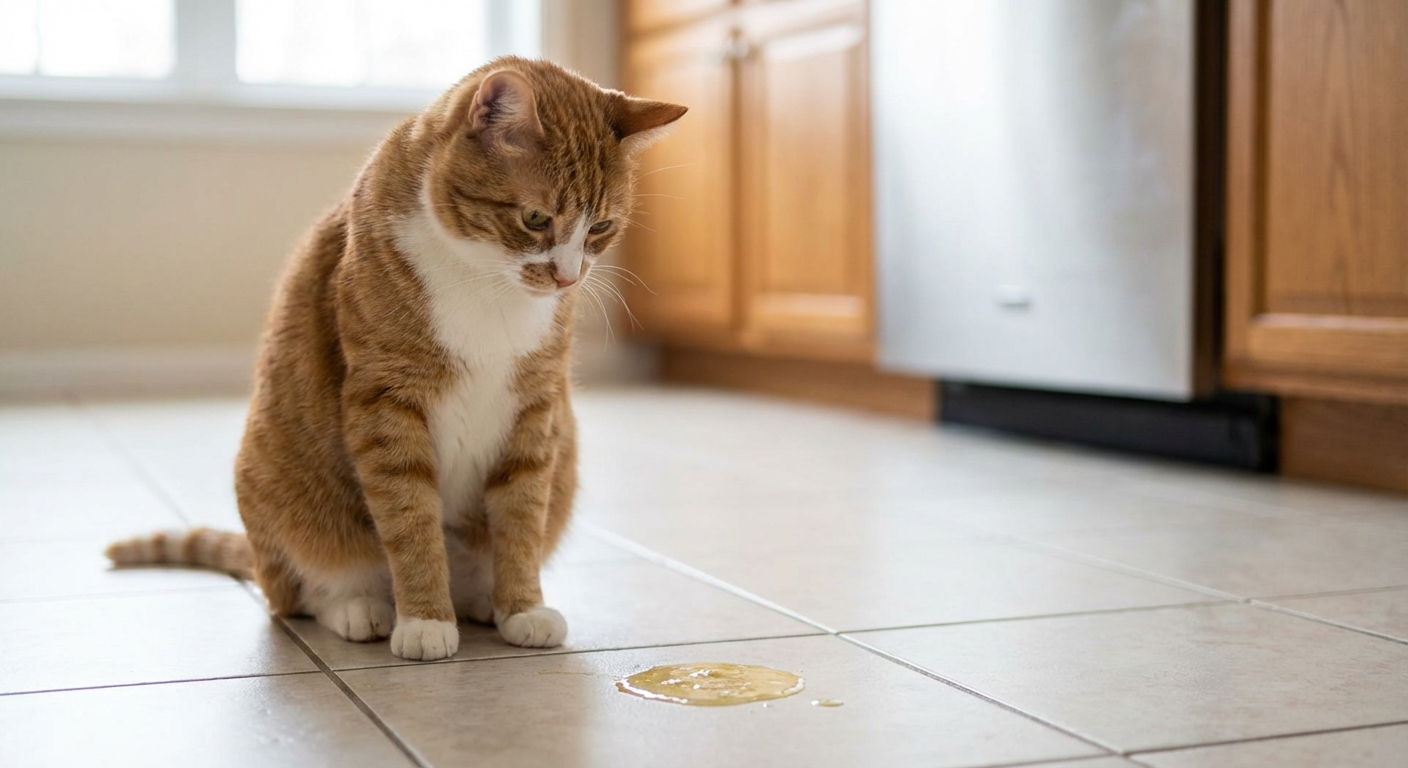 Why Is My Cat Vomiting?