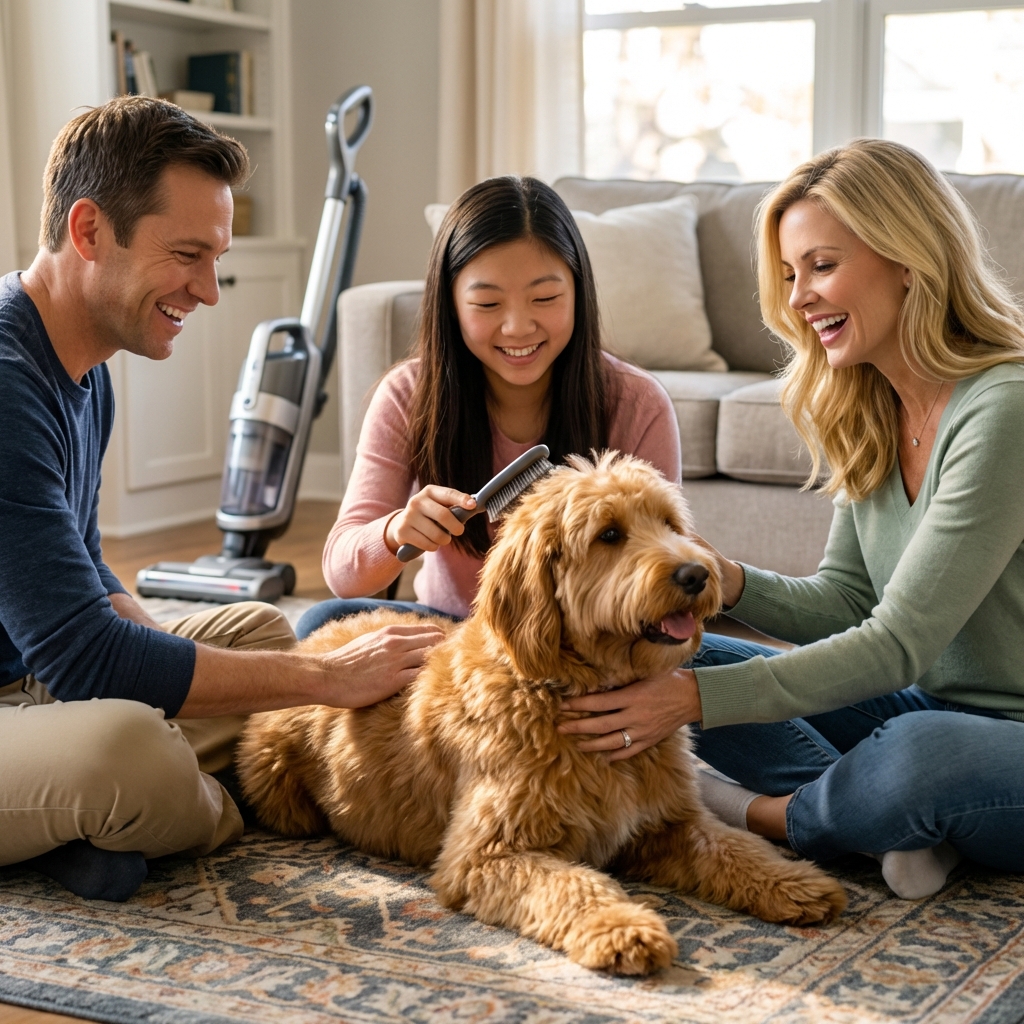 Family-Friendly Dog Shedding Control