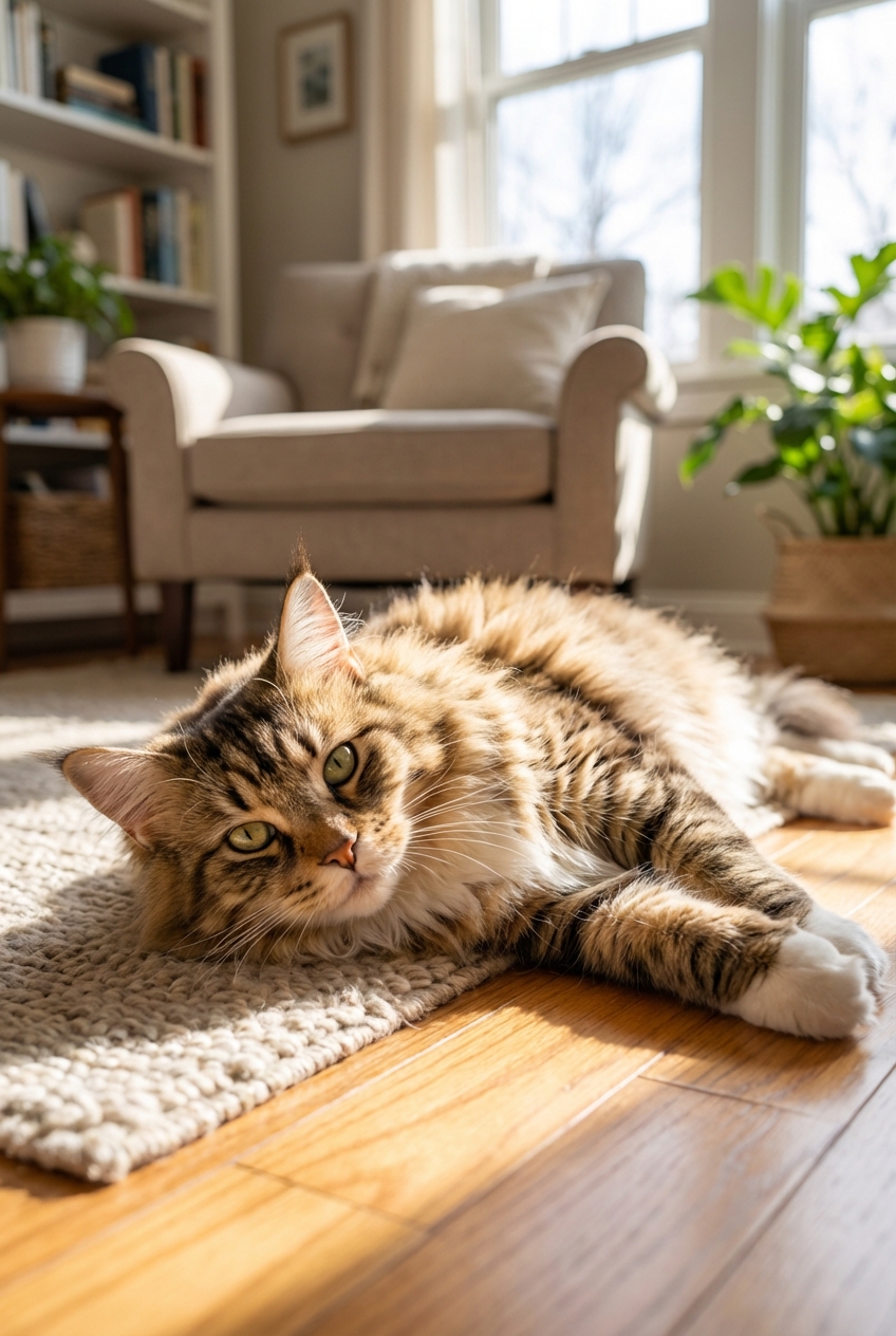 Daily Maine Coon Cat Care