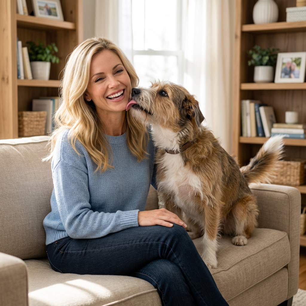 What It Means When a Dog Licks Your Face