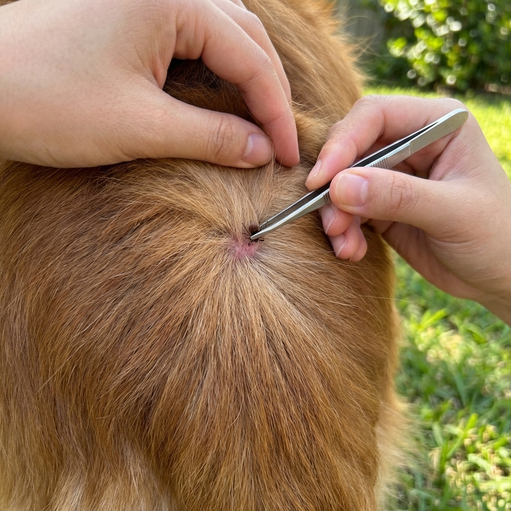 How to Remove a Tick From a Dog