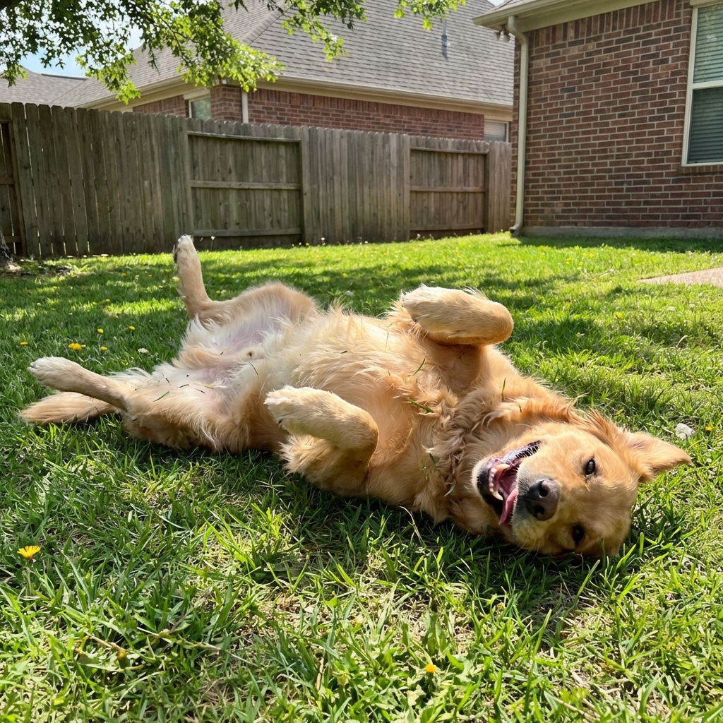 Why Dogs Roll in the Grass