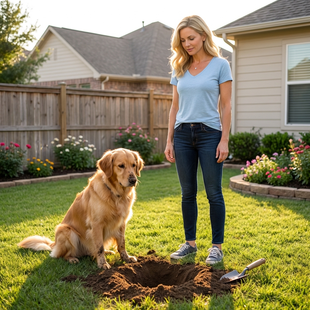 Stop Dogs From Digging in the Yard