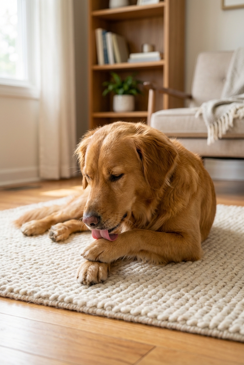 Why Dogs Chew Their Paws