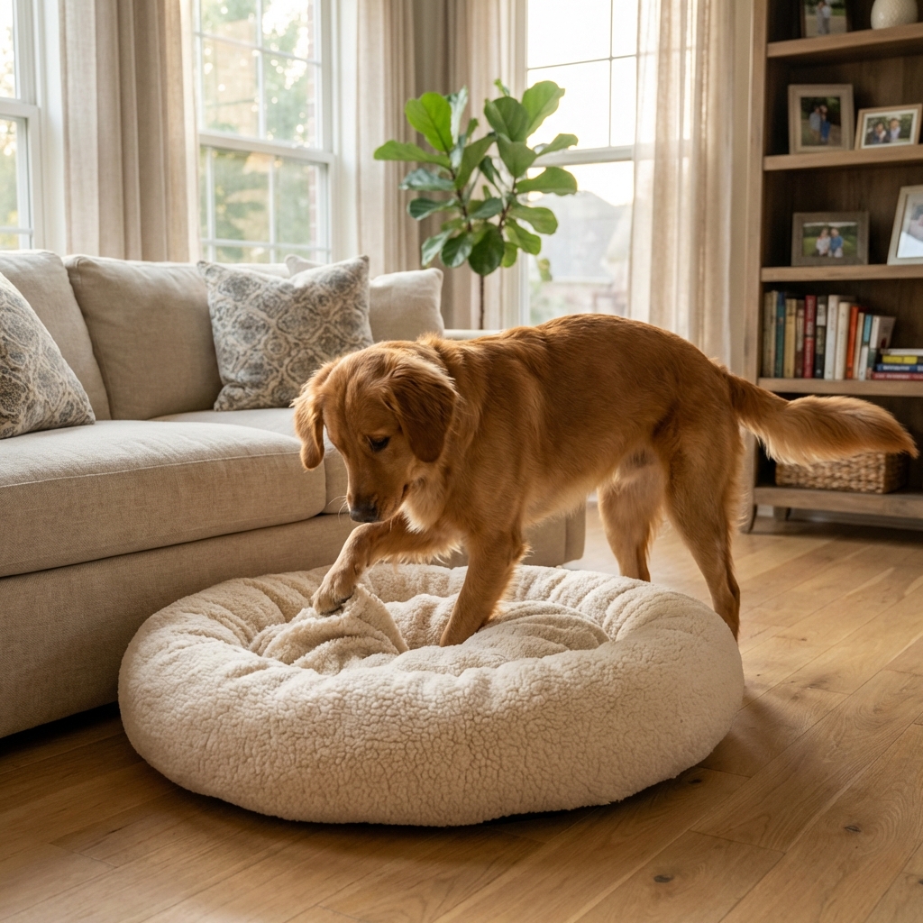 Why Do Dogs Scratch at Their Beds?