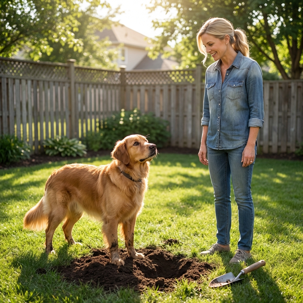 How to Stop Your Dog From Digging
