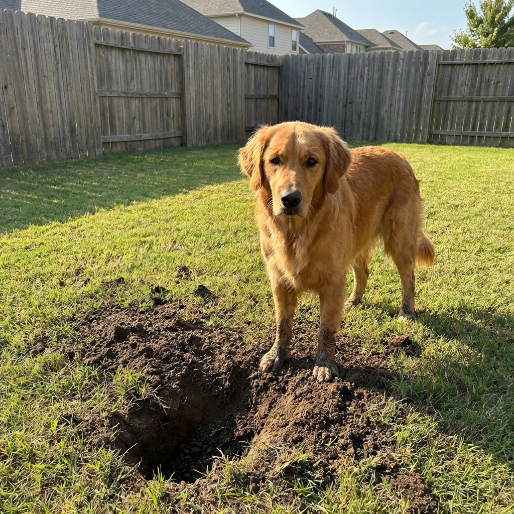 How to Stop a Dog From Digging