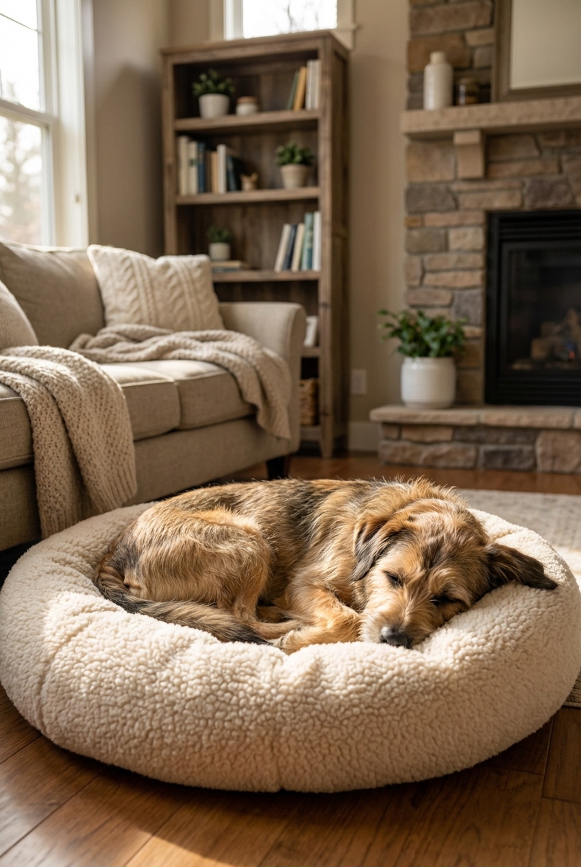Why Do Dogs Curl Up to Sleep?