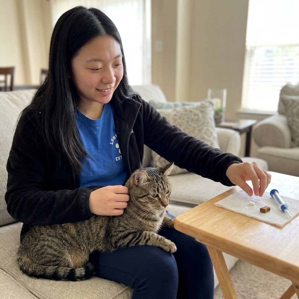 How to Give a Cat a Pill by Mouth