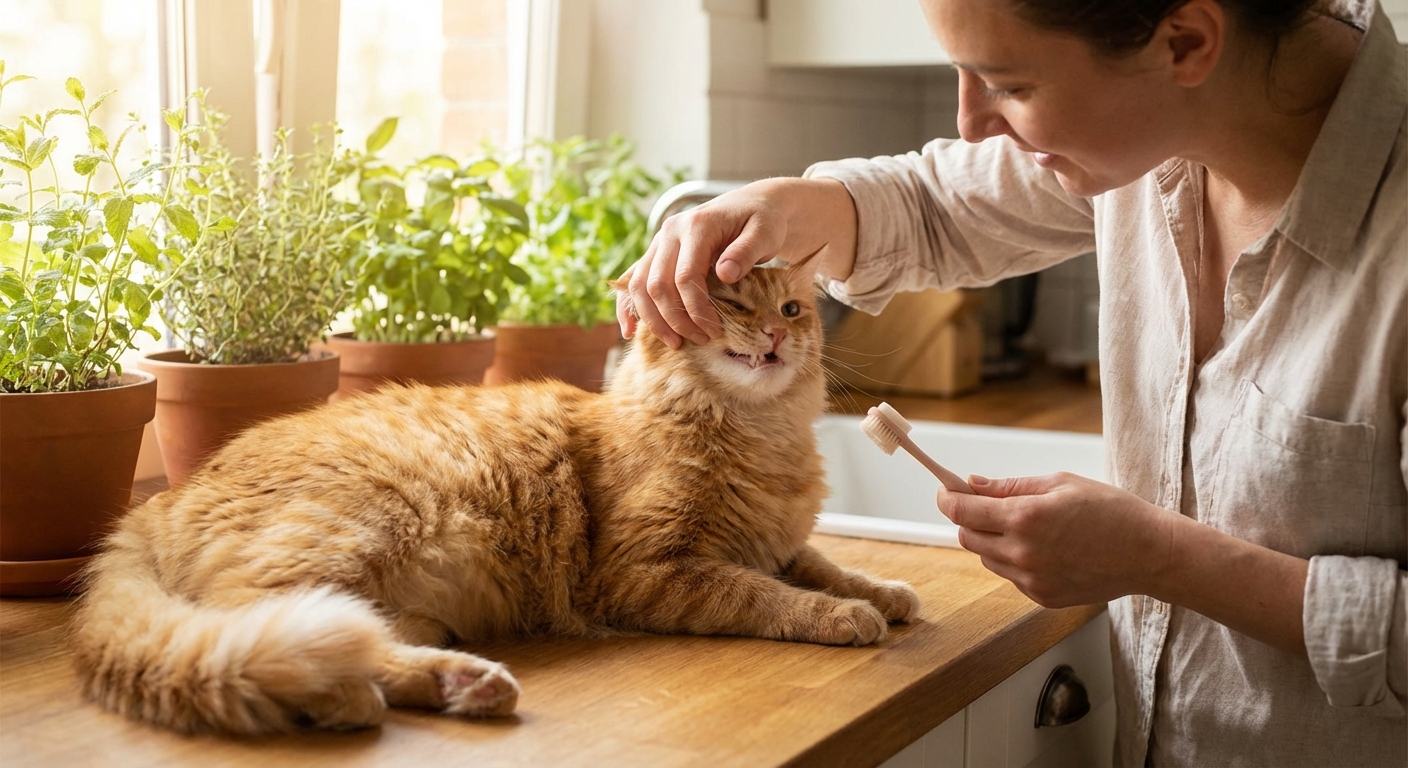 How to Brush a Cat’s Teeth Daily