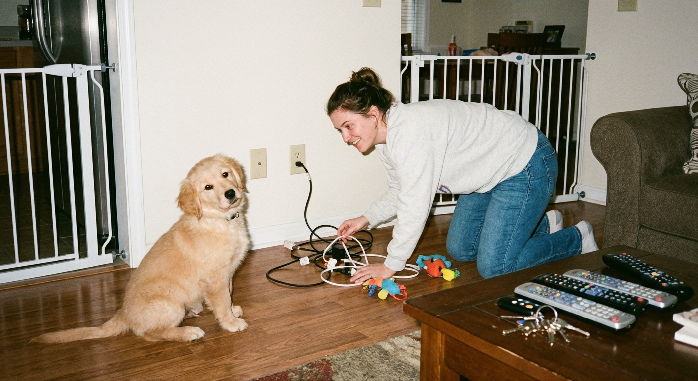 First Night With a New Puppy