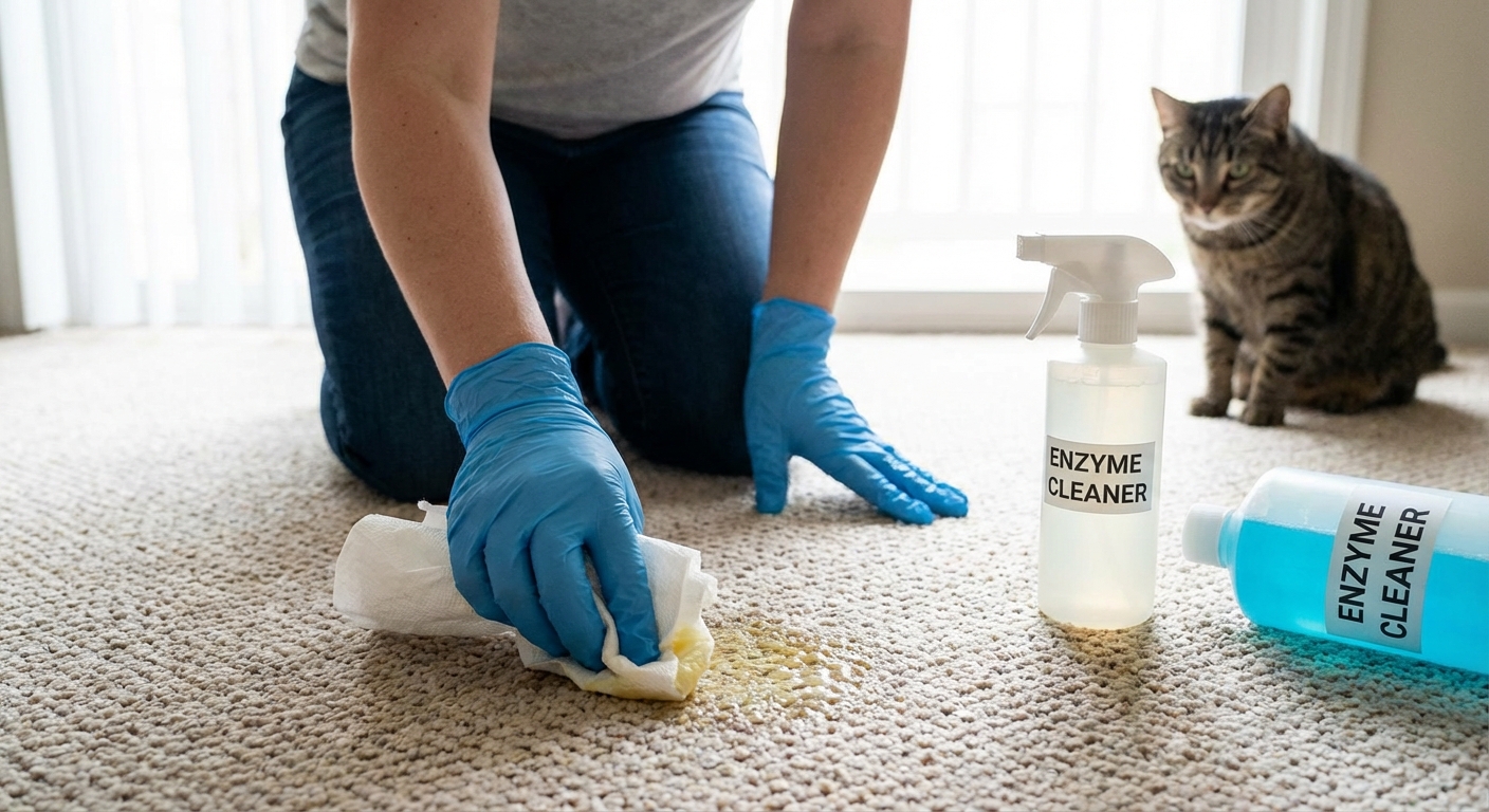 How to Get Rid of Cat Pee Smell