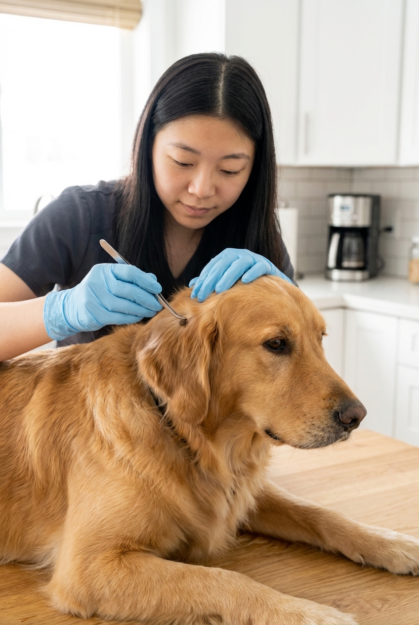 Remove Ticks From Dogs Fast