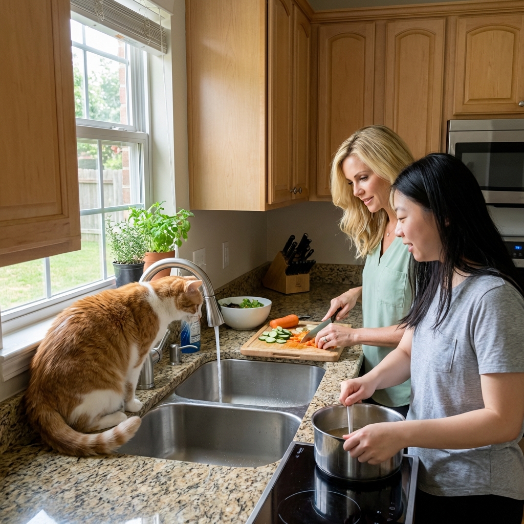 Train a Cat Not to Jump on Counters