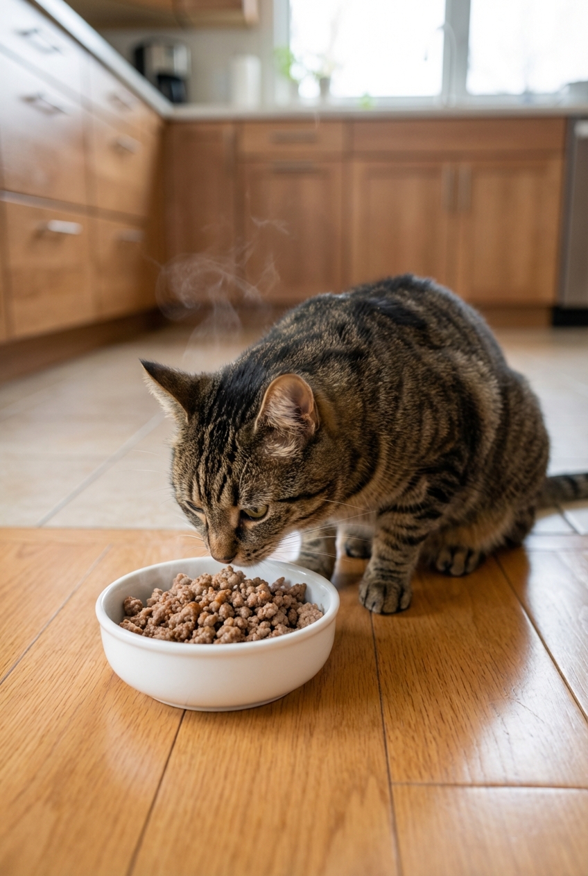 Homemade Turkey Cat Food for Sensitive Cats