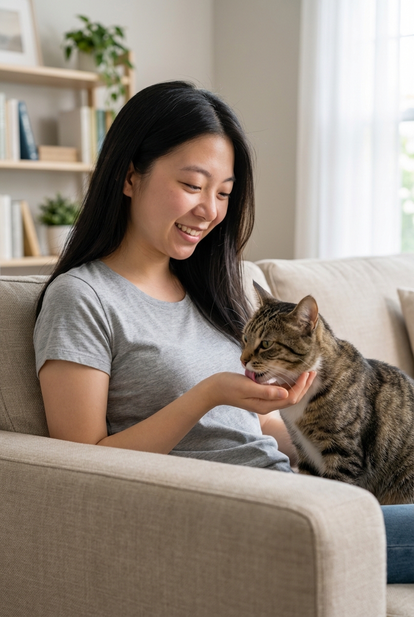 What It Means When a Cat Licks You