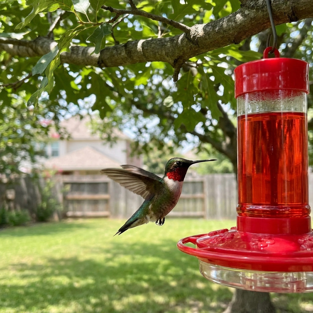 Where to Place a Hummingbird Feeder