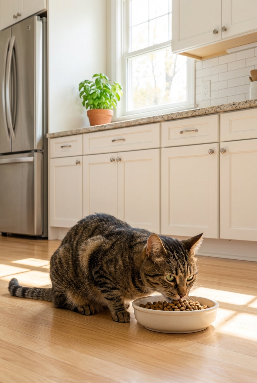 Cat Vomiting After Eating Fast: What Helps