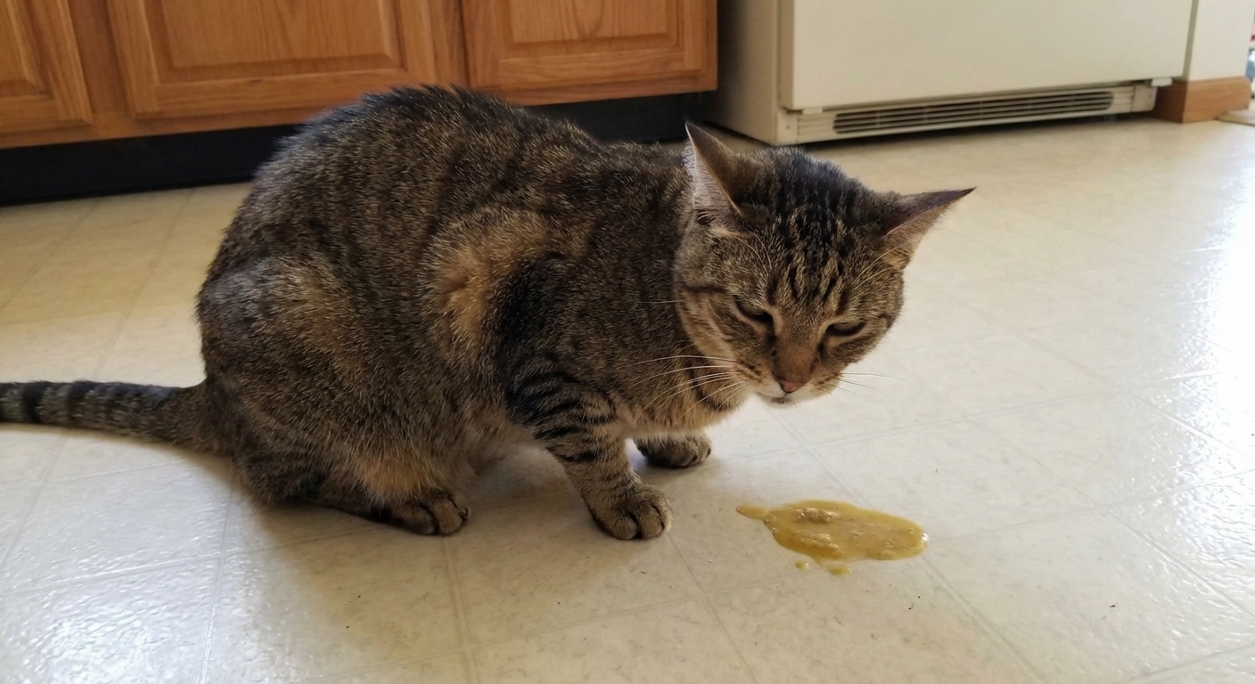 Cat Throwing Up Yellow Bile: What It Means