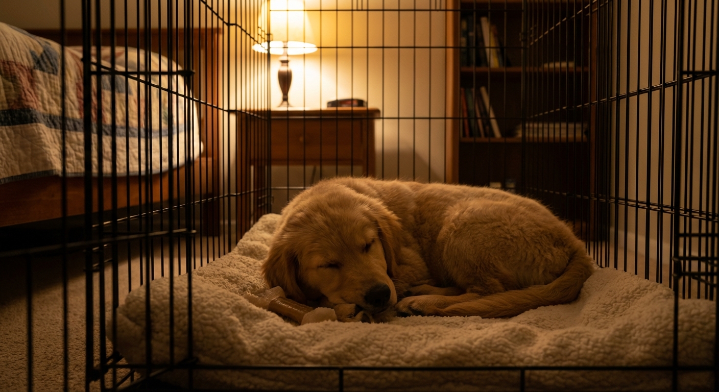 How to Get a Puppy to Sleep Through the Night