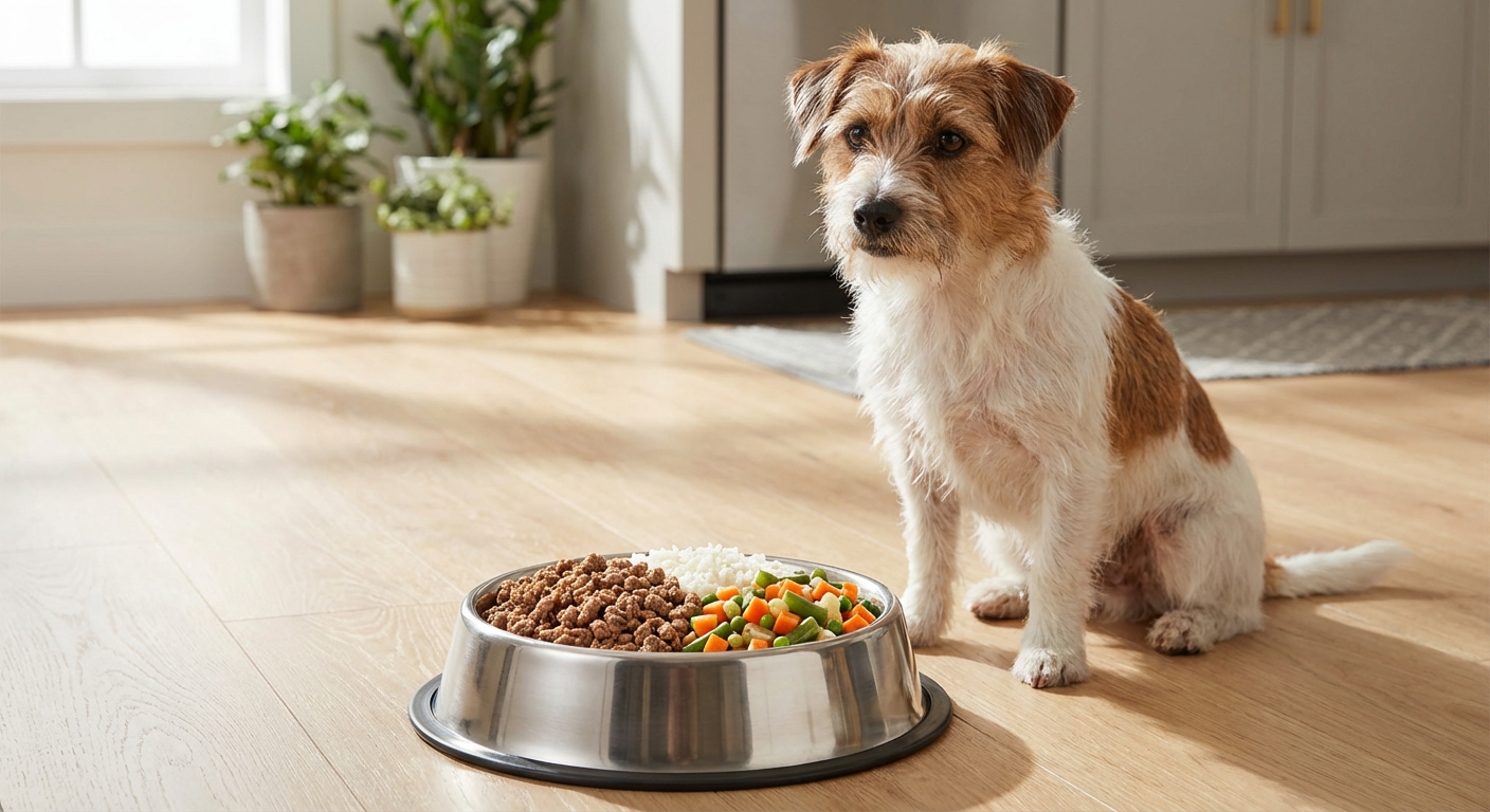 Homemade Dog Food With Lean Turkey