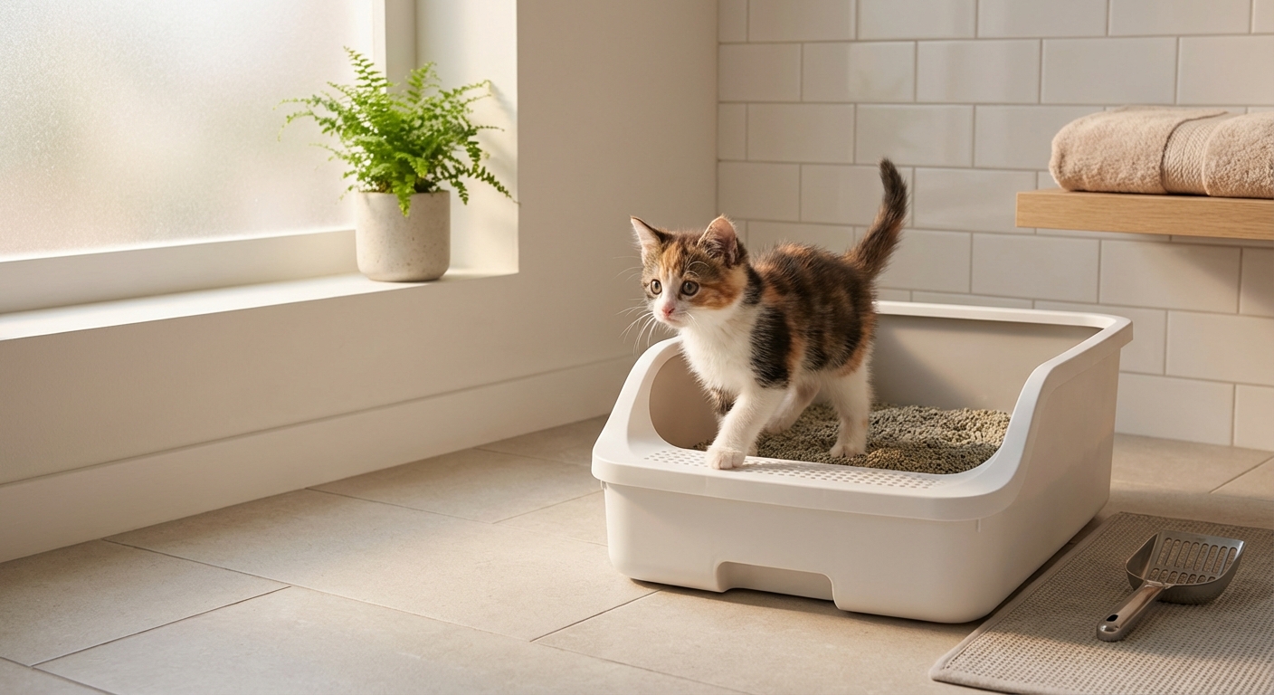 Train Your Kitten to Use the Litter Box