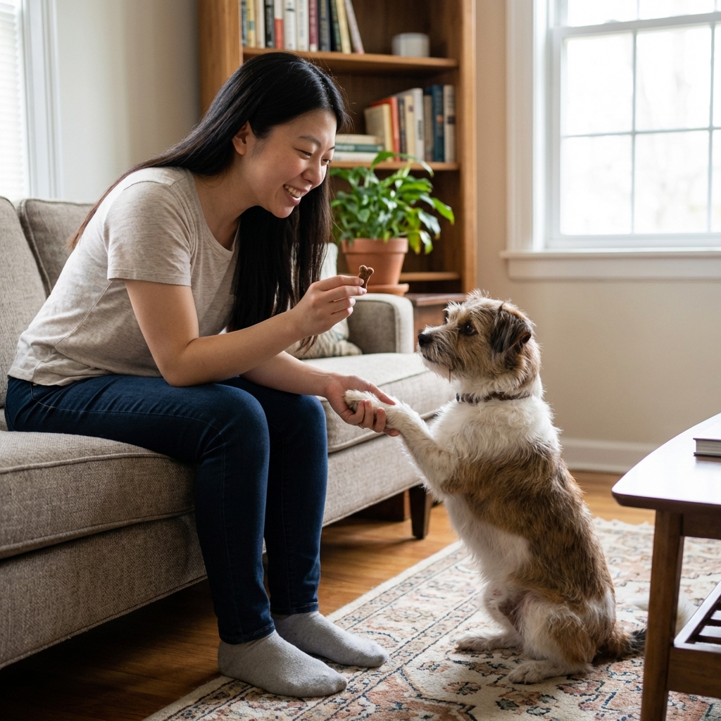 How to Teach a Dog to Paw
