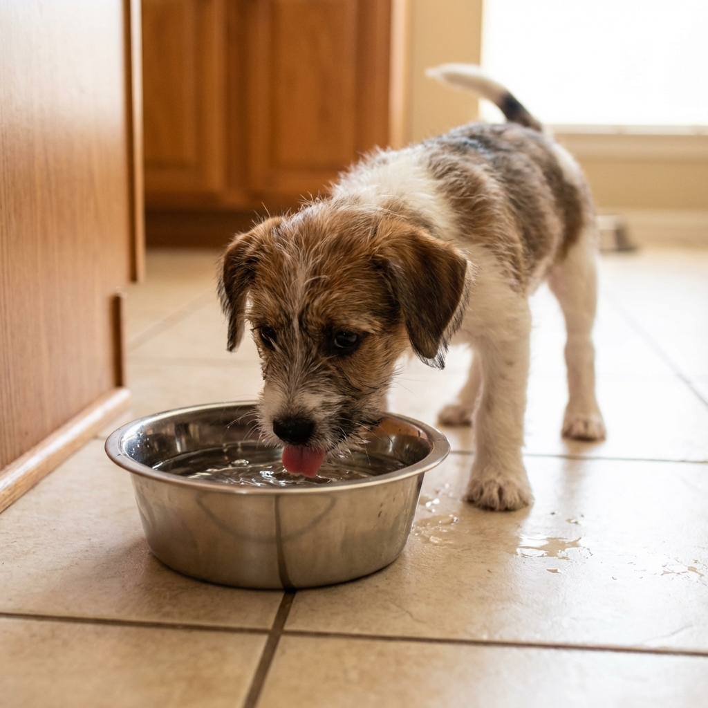 How Much Water Does a Puppy Need?