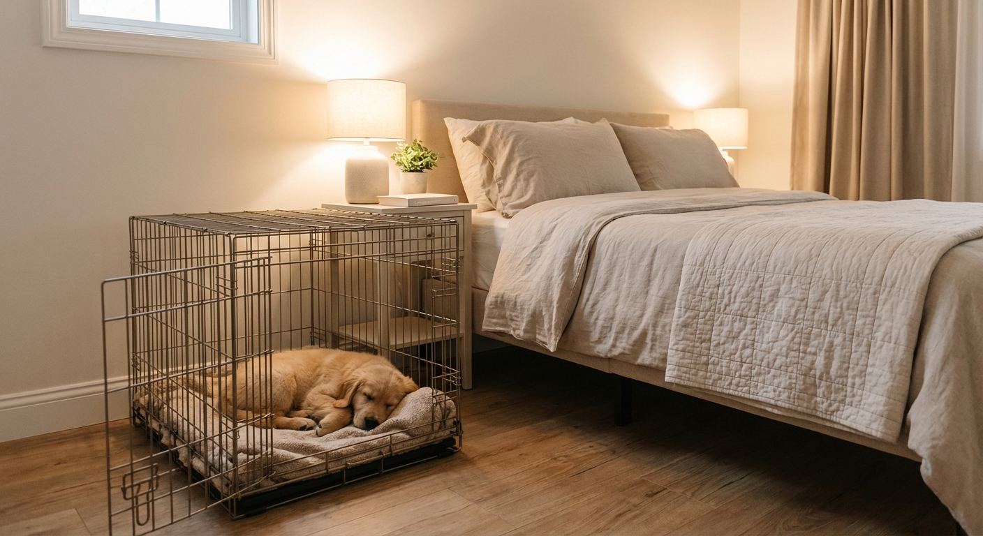 How to Stop Puppy Whining at Night