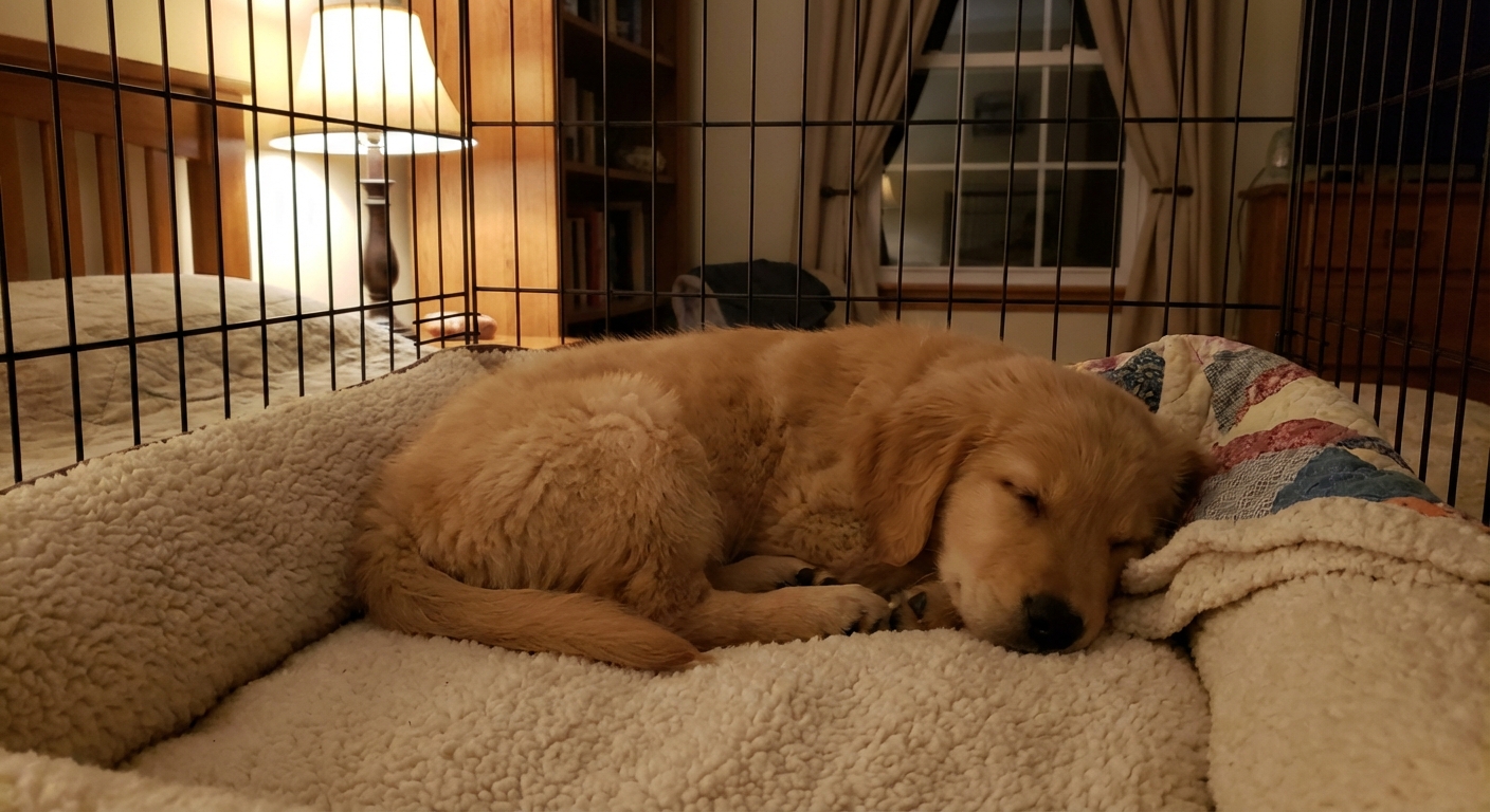 First Night With a Puppy