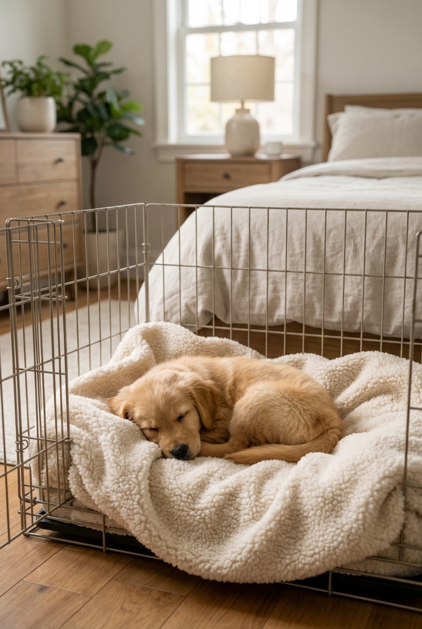 Puppy’s First Night at Home