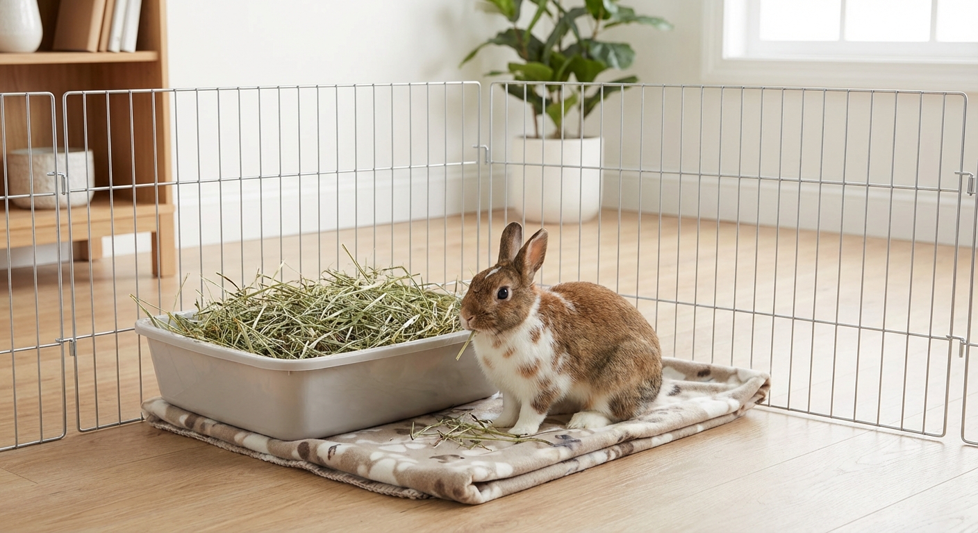 Litter Box Training a Rabbit
